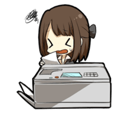 Hardworking office ladies sticker #671550