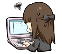 Hardworking office ladies sticker #671555