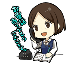 Hardworking office ladies sticker #671556