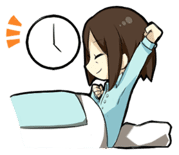 Hardworking office ladies sticker #671560