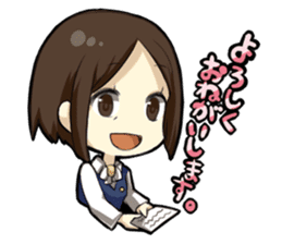 Hardworking office ladies sticker #671561