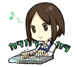 Hardworking office ladies sticker #671562