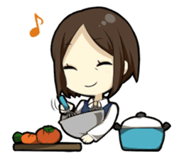 Hardworking office ladies sticker #671563