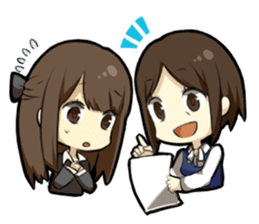 Hardworking office ladies sticker #671564