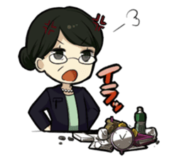 Hardworking office ladies sticker #671567