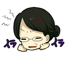 Hardworking office ladies sticker #671569