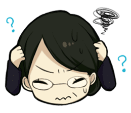 Hardworking office ladies sticker #671575