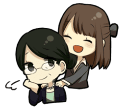 Hardworking office ladies sticker #671584