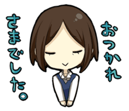 Hardworking office ladies sticker #671585