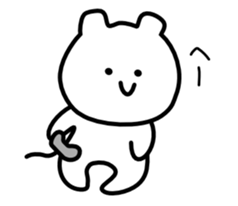 Mysterious bear sticker #671636