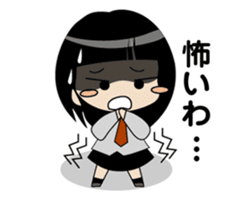Japanese school girl ver2 sticker #672237