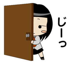 Japanese school girl ver2 sticker #672238