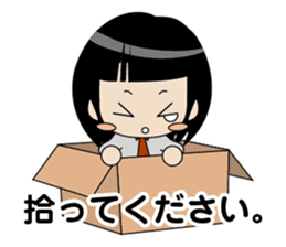 Japanese school girl ver2 sticker #672243