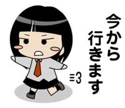 Japanese school girl ver2 sticker #672246