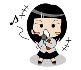 Japanese school girl ver2 sticker #672247