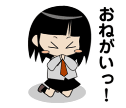 Japanese school girl ver2 sticker #672249