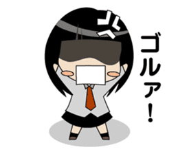 Japanese school girl ver2 sticker #672251