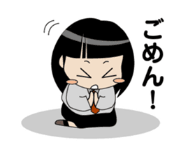 Japanese school girl ver2 sticker #672252