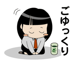 Japanese school girl ver2 sticker #672253