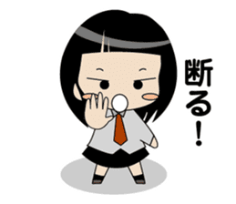Japanese school girl ver2 sticker #672255