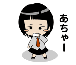 Japanese school girl ver2 sticker #672256