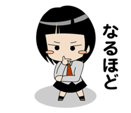 Japanese school girl ver2 sticker #672260