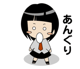 Japanese school girl ver2 sticker #672262