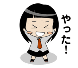 Japanese school girl ver2 sticker #672263