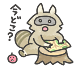Raccoon dog TANUTAROU sticker #673449