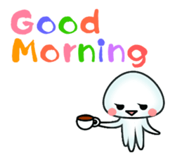 echinus and jellyfish sticker #673467