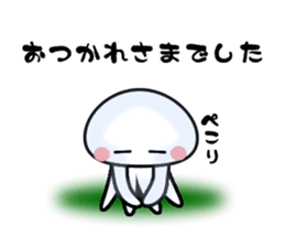 echinus and jellyfish sticker #673474