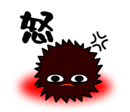 echinus and jellyfish sticker #673491