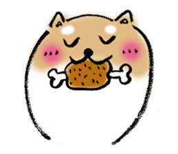 Feeling of Japanese Shiba inu sticker #673560