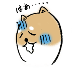 Feeling of Japanese Shiba inu sticker #673563