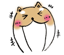Feeling of Japanese Shiba inu sticker #673564