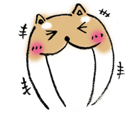 Feeling of Japanese Shiba inu sticker #673564