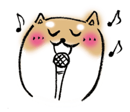 Feeling of Japanese Shiba inu sticker #673583