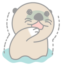 Otter be a good friend sticker #674187