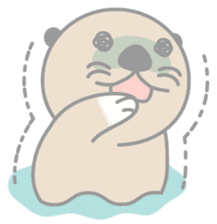 Otter be a good friend sticker #674187