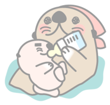 Otter be a good friend sticker #674192