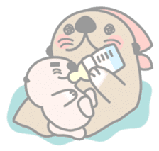 Otter be a good friend sticker #674192