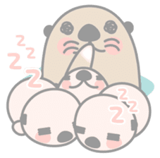 Otter be a good friend sticker #674193