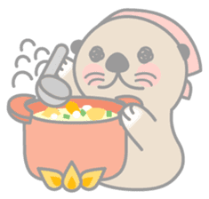 Otter be a good friend sticker #674196