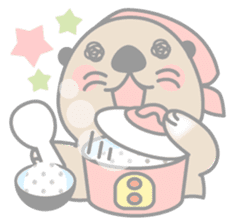 Otter be a good friend sticker #674197