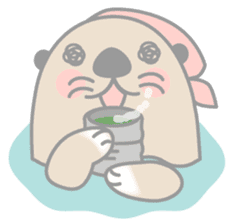 Otter be a good friend sticker #674201