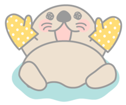 Otter be a good friend sticker #674202