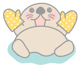 Otter be a good friend sticker #674202