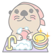 Otter be a good friend sticker #674203