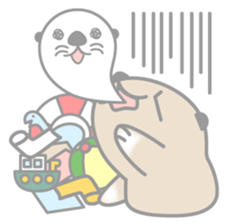 Otter be a good friend sticker #674205