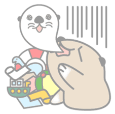 Otter be a good friend sticker #674205